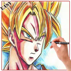 Lernen Sie, Goku Charaktere zu zeichnen APK Herunterladen