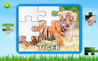 Learn Animals - Kids Puzzle capture d'écran 1