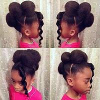 Baby Girl Hair Style Affiche