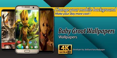 Baby Groot Wallpapers HD Art Cartaz