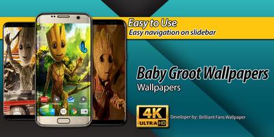Baby Groot Wallpapers HD Art imagem de tela 1