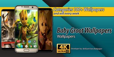 Baby Groot Wallpapers HD Art imagem de tela 2