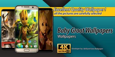 Baby Groot Wallpapers HD Art imagem de tela 3