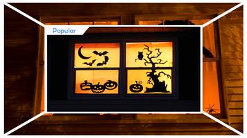 Silhuetas de janelas de Halloween imagem de tela 1