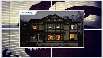 Silhuetas de janelas de Halloween imagem de tela 2