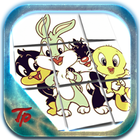 Slide Puzzle For Baby Looney Tunes ikon
