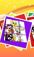 Slide Puzzle For Baby Looney Tunes الملصق
