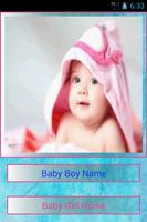 Baby Names Boy-Girl Affiche
