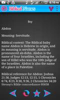 Biblical Baby Names capture d'écran 3