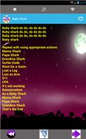 برنامه‌نما Baby Shark Pinkfong Song + Lyric عکس از صفحه