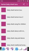 baby shark animasi plakat