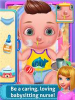 Crazy Newborns Babysitter & Daycare Games captura de pantalla 3