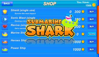 Baby Submarine Shark Games स्क्रीनशॉट 1