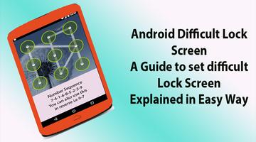 Difficult Lock Screen Patterns imagem de tela 1