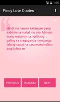 Pinoy Love Quotes plakat