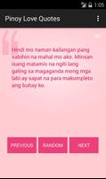 Pinoy Love Quotes постер