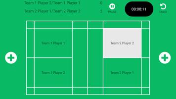 Badminton Score تصوير الشاشة 2