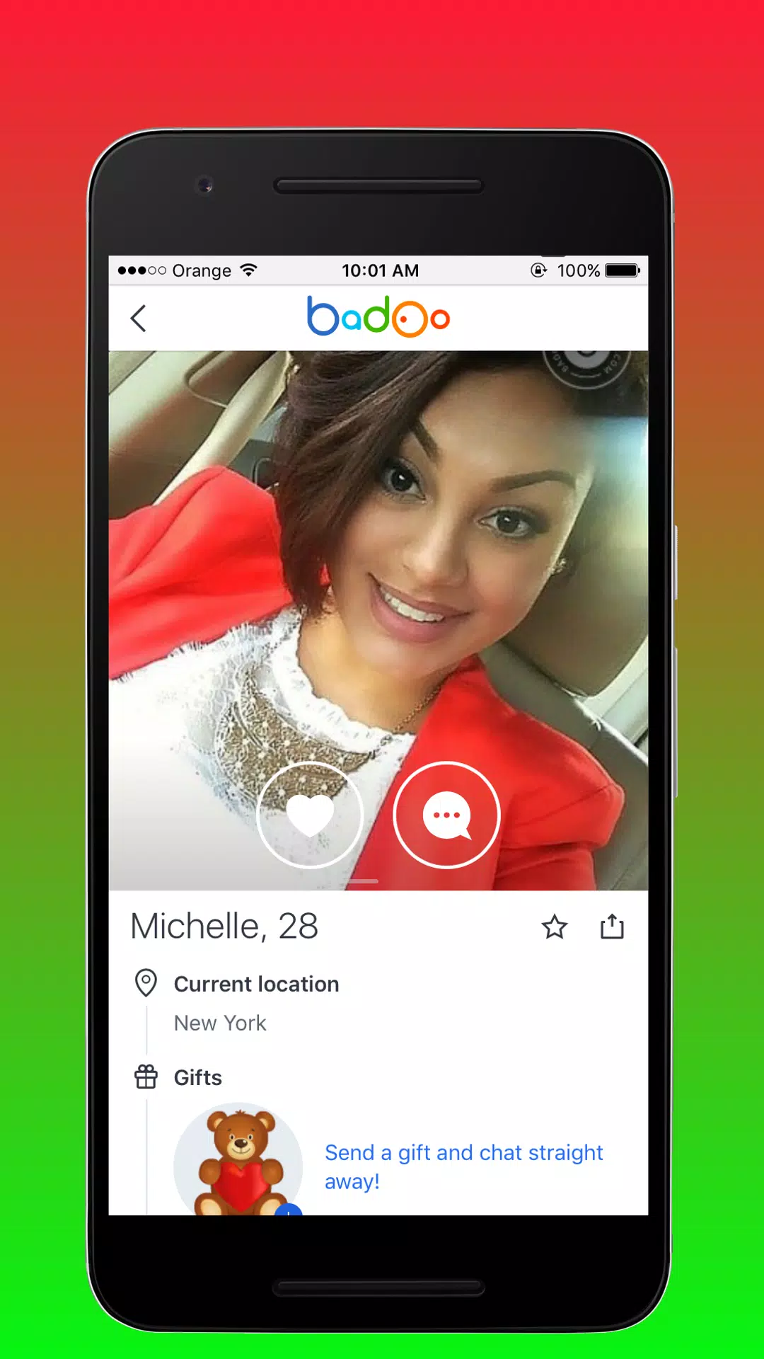 Badoo is it possible to chat without sending gifts