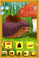 Cute Hedgehog Dress Up ポスター