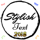Stylish text 2019 아이콘