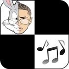 Bad Bunny Piano Tiles-icoon