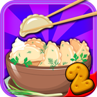 Dumpling Cocinar Comida Fiebre icono