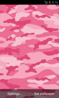 Pink Camo Live Wallpaper Free capture d'écran 1