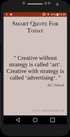 Smart Quote For Today الملصق