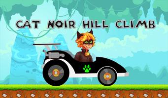 Cat Noir Hill Climb Racing Affiche