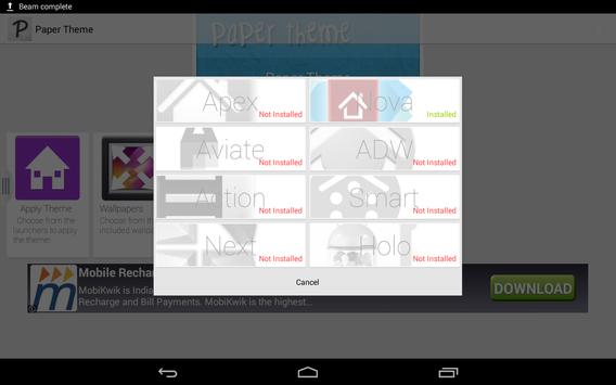 paper theme