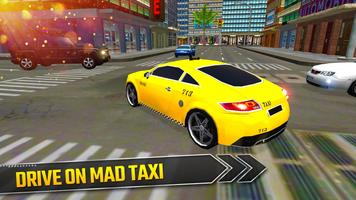 Taxi Driving Simulator 2017 - Modern Car Rush स्क्रीनशॉट 1