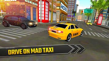 Taksi Sürüş Simülatörü 2017 - Modern Car Rush Ekran Görüntüsü 3