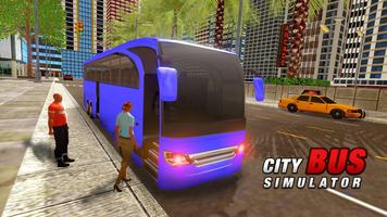 City Bus Driver Simulator 2017 - Pro Coach Racer الملصق