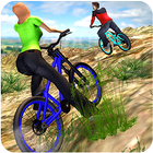 Offroad Fietsrijder: BMX Freestyle Race-icoon