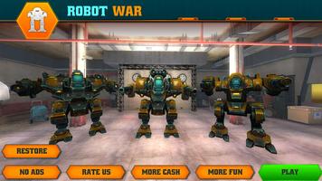 Futurista 3D Robot War Batalla captura de pantalla 3