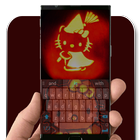 ikon Pumpkin Kitty Keyboard Theme
