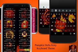 Pumpkin Kitty Keyboard Theme poster