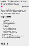 Baked Chicken Breast Recipes 📘 Cooking Guide imagem de tela 2