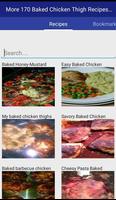 Baked Chicken Thigh Recipes تصوير الشاشة 1