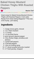 Baked Chicken Thigh Recipes تصوير الشاشة 2
