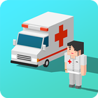 Ambulance Blocky icône