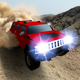 Offroad-Bergrennen 4x4 Zeichen