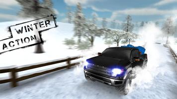 4x4 Off-Road Winter-Spiel Plakat