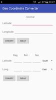 Geo Coordinates Convertor পোস্টার