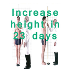 Increase height in 23 days-tips icône
