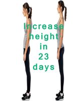 Increase height in 23 days-tips plakat