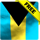Bahamas flag lwp Free icon