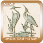 Amazing Metal Wall Sculpture Design icon