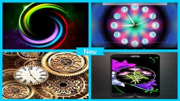 3D Neon Clock Live Wallpaper capture d'écran 3