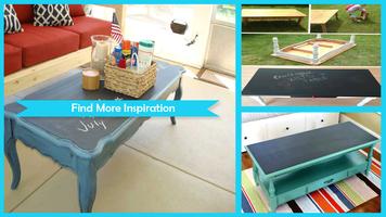 Easy Chalkboard Coffee Table Tutorial โปสเตอร์